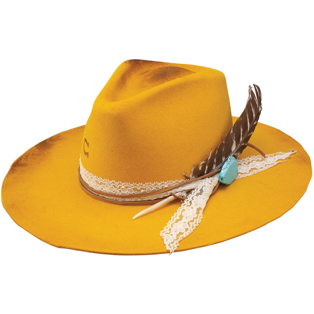 Charlie 1 Horse Yellow Smoke Show Hat