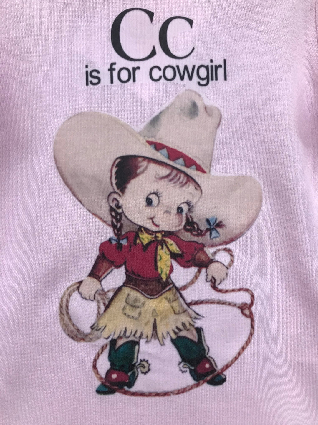 Cc is for Cowgirl Onesie