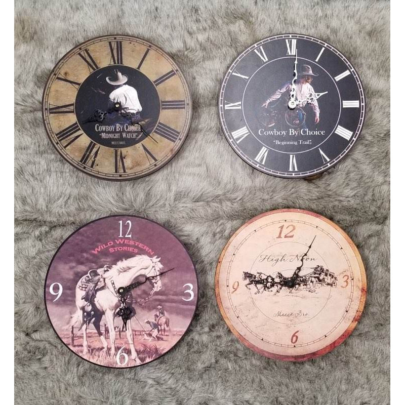 Western Cowboy Clock