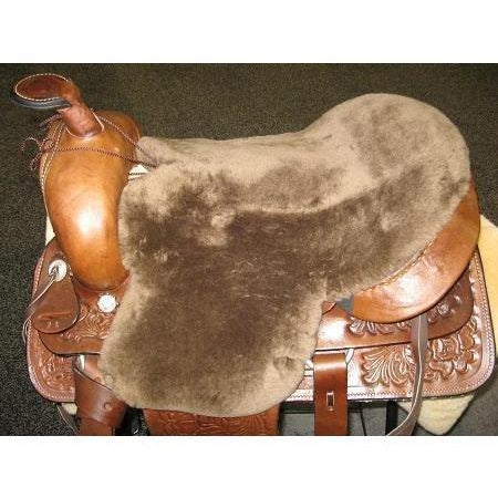 JMS Products Deluxe Western Sheepskin Saddle Seat Cushion - West 20 Saddle Co.