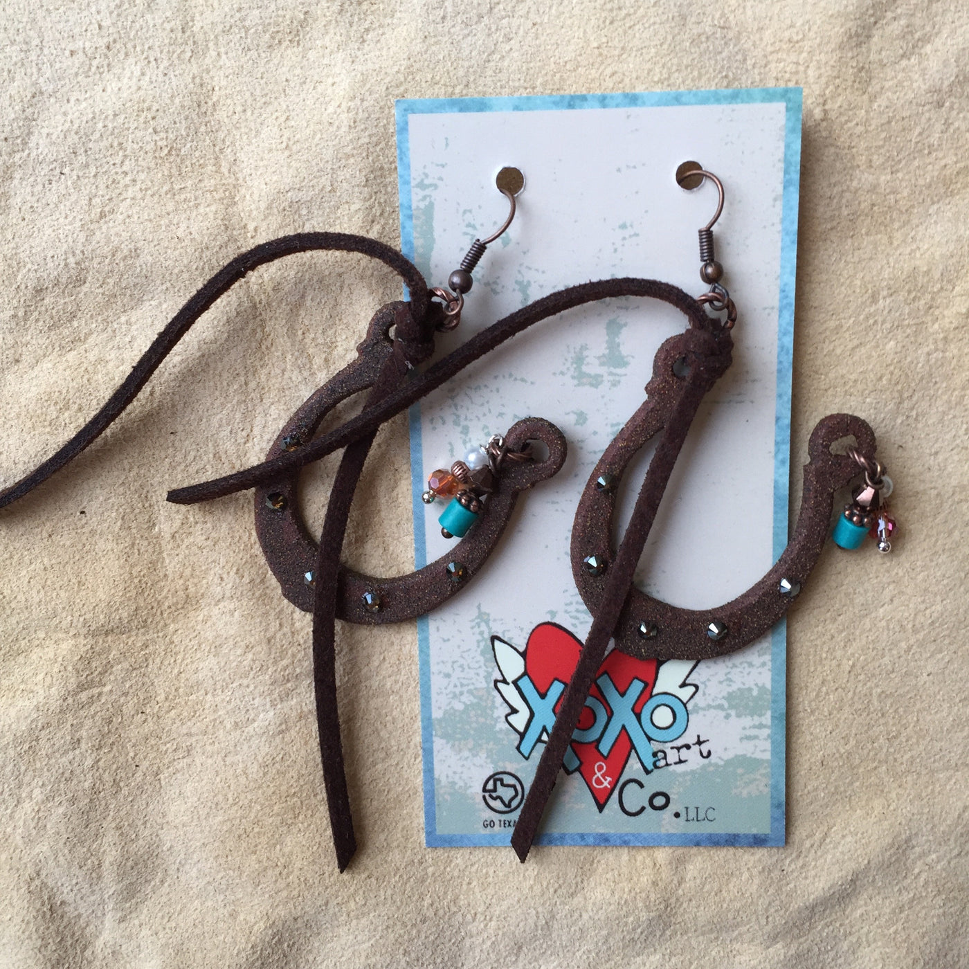 Short Dangling Horsehoe Earrings - West 20 Saddle Co.