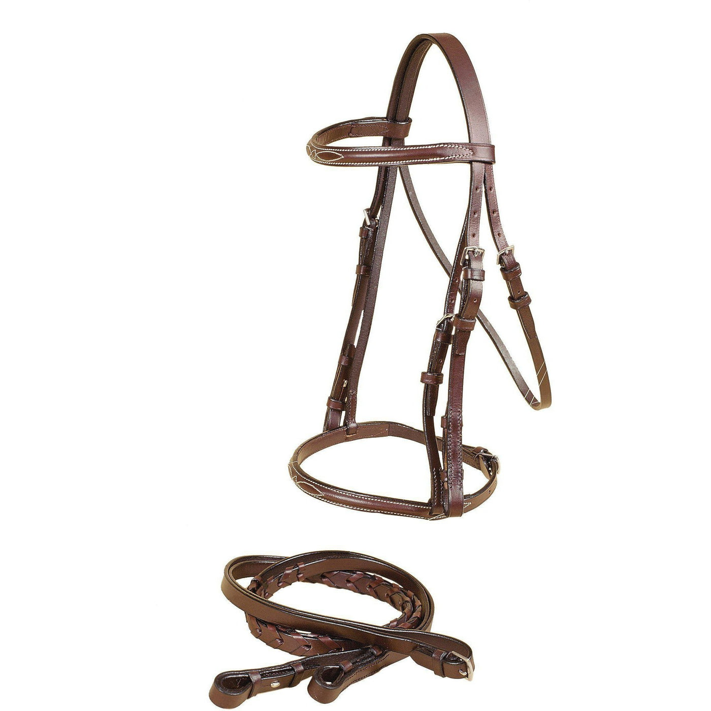 Tory Leather Gatsby Fancy Raised Snaffle Bridle - West 20 Saddle Co.