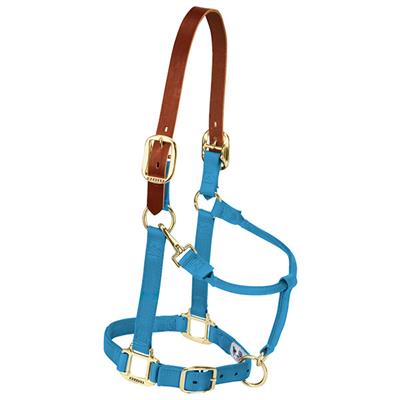 Weaver Leather Breakaway Original Adjustable Chin and Throat Snap Halter, 1" Yearling Horse - West 20 Saddle Co.