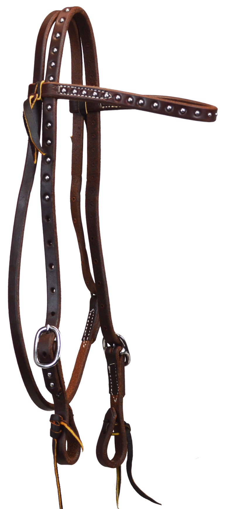 Dotted Double Buckle Browband Headstall