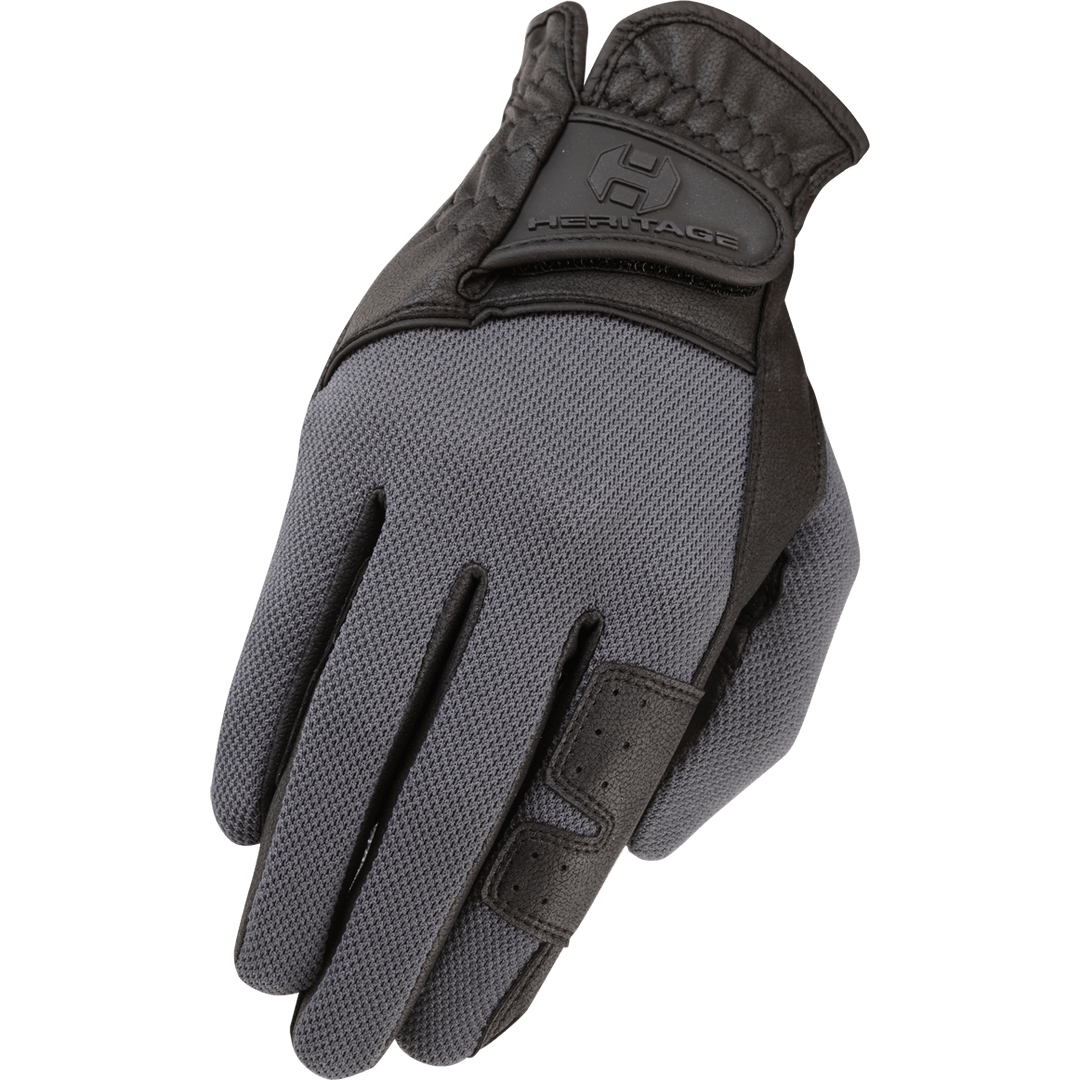 Heritage Cross Country Glove-Black/Gray