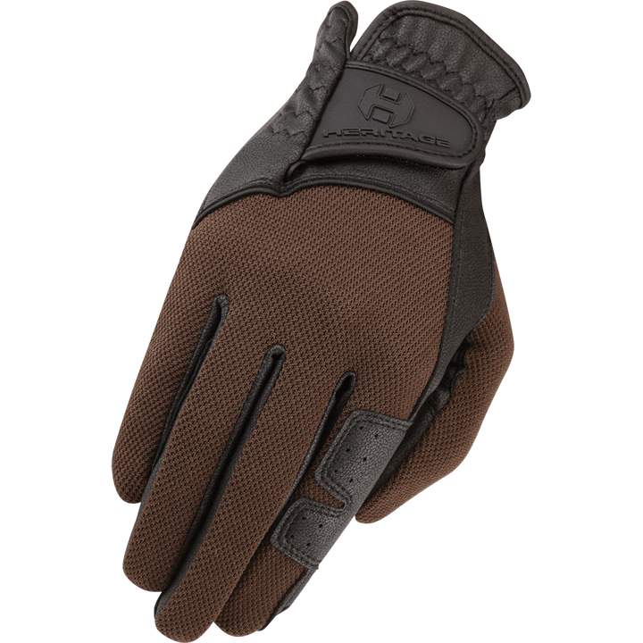 Heritage Cross Country Glove-Black/Brown