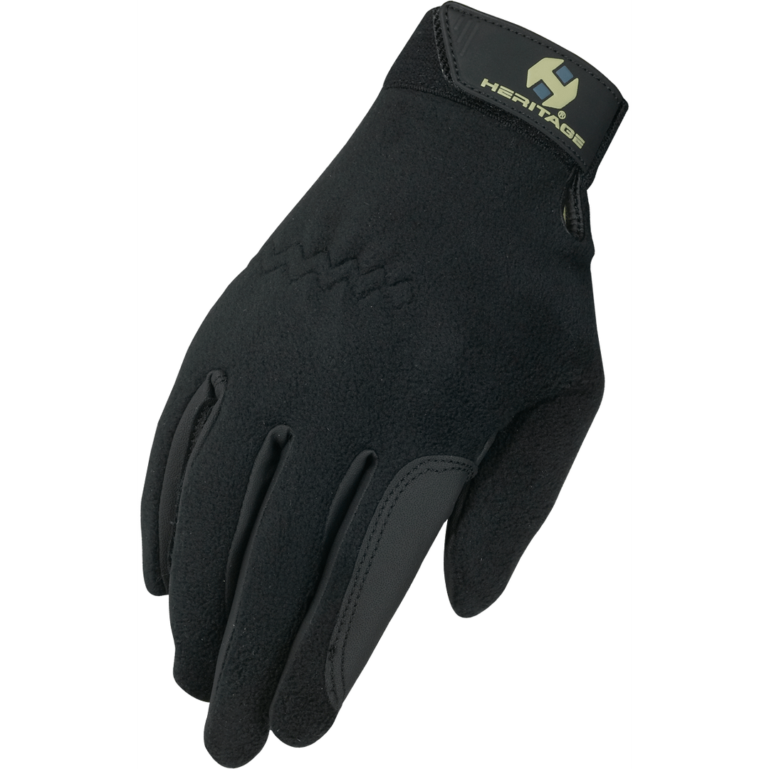 Heritage Performance Fleece Glove-Black