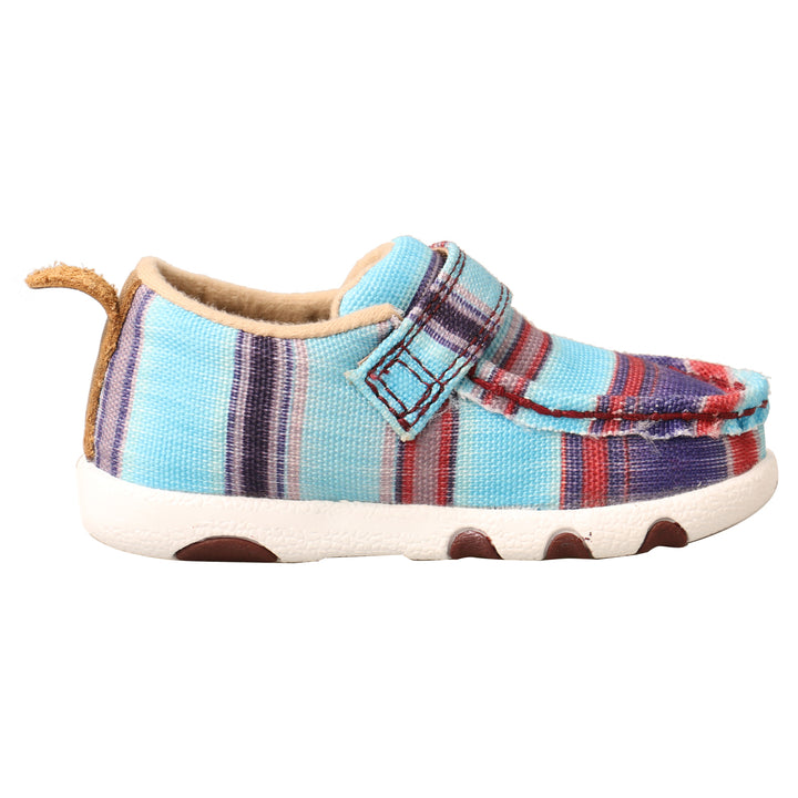 Twisted X Infant Hooey Driving Moc-Blue Multi