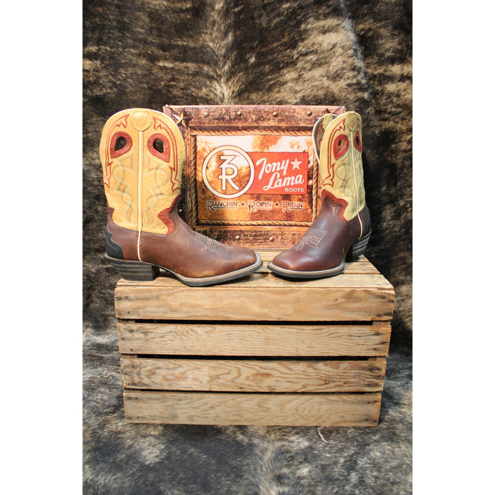 Tony Lama Men's Bark Marshall Ranch Roping Boot