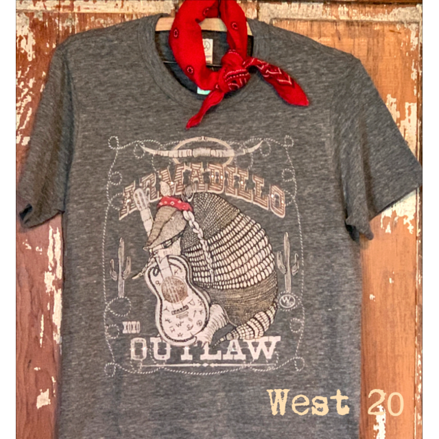 West 20 Armadillo Outlaw Tee