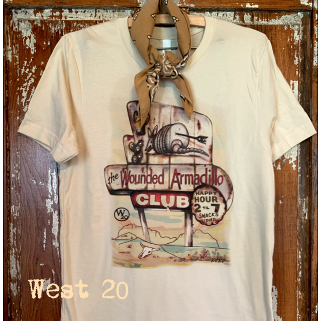 West 20 Wounded Armadillo Tee