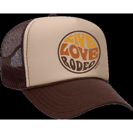 Rodeo Hippie Live Love Rodeo Trucker Hat