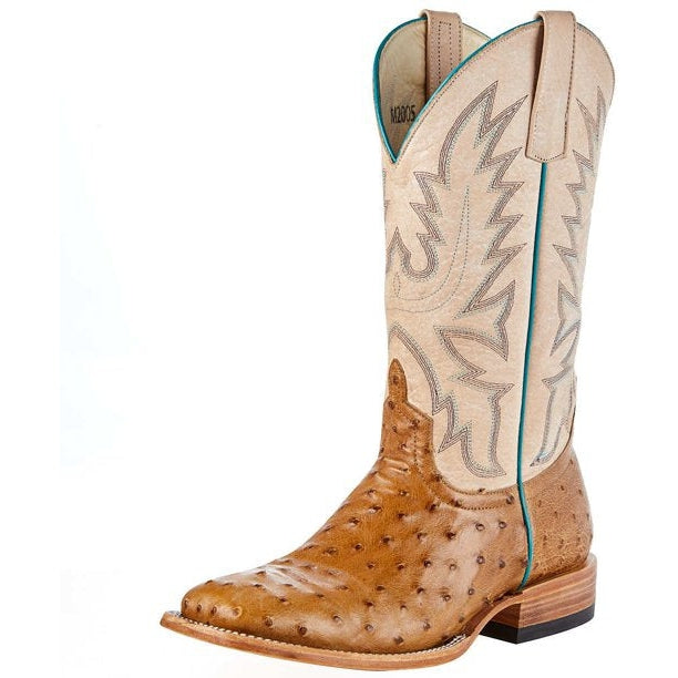 Macie Bean Top Hand Antique Saddle Full Quill Ostrich Boot