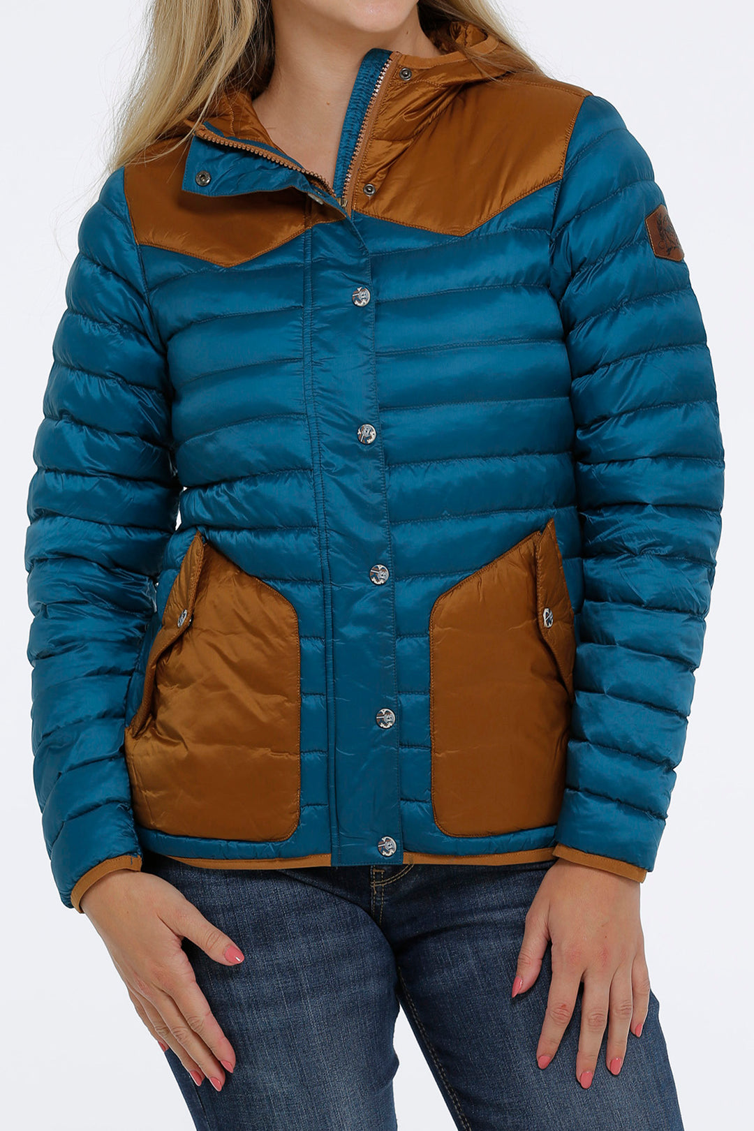 Cinch Women's Teal Quilted Jacket