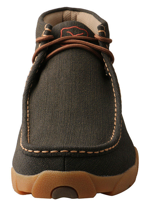 Twisted X Men's Chukka Driving Moc-Rubberized Brown
