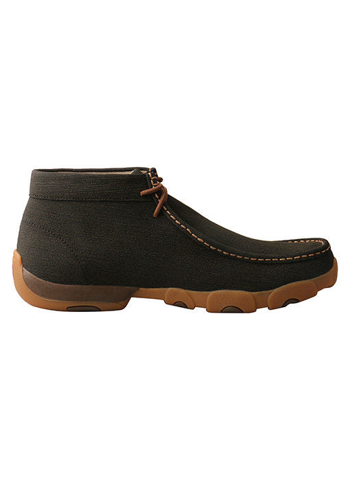 Twisted X Men's Chukka Driving Moc-Rubberized Brown