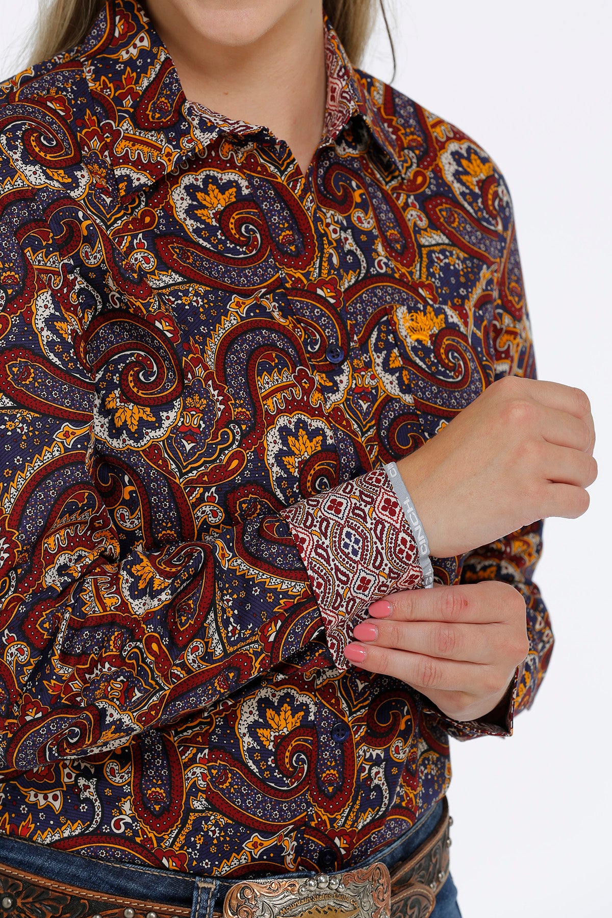 paisley print shirt womens