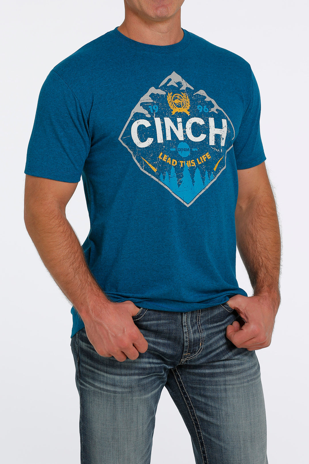 Cinch Men's Lead This Life Graphic Tee