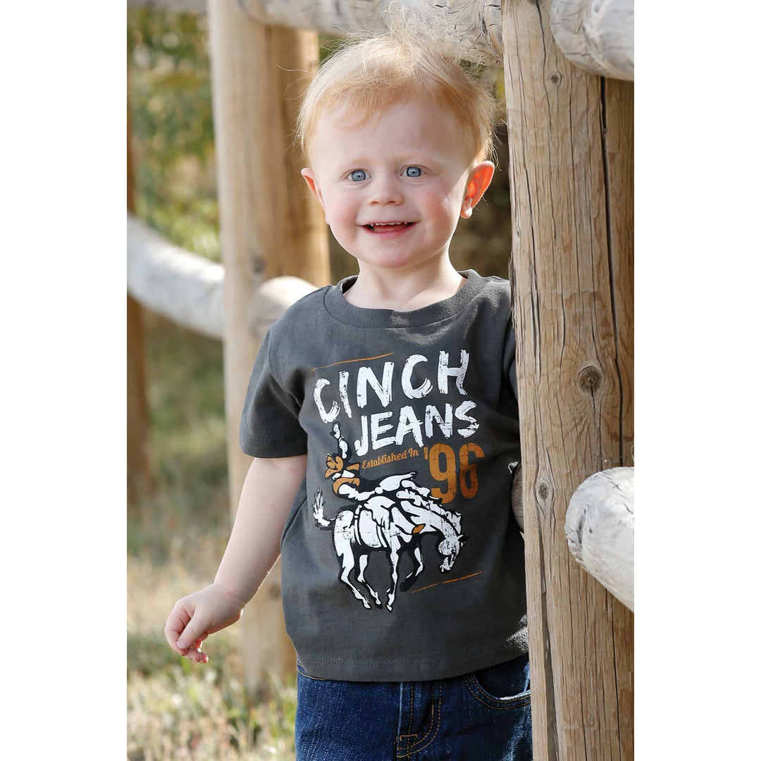Cinch Toddler's Charcoal T-Shirt