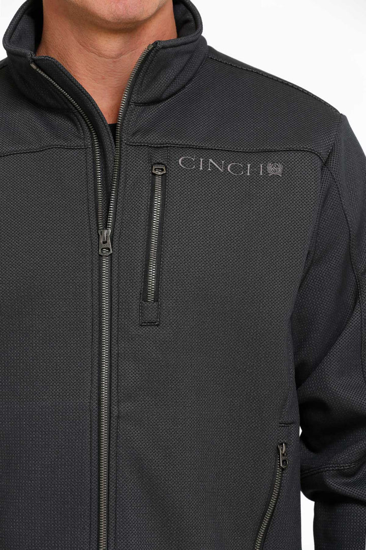 Cinch Men's Black Textured Bonded Jacket