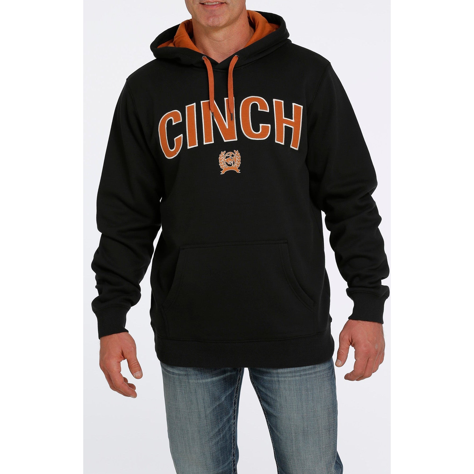 Cinch Men s Black Pullover Hoodie West 20 Saddle Co