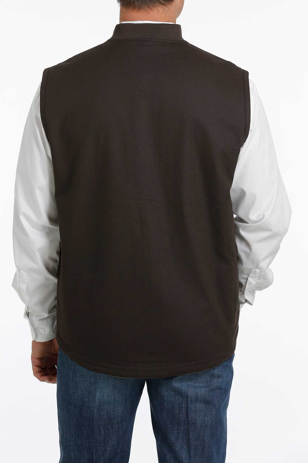 Cinch Men's Brown Reversible Vest