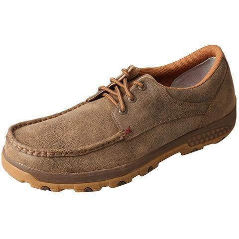 Twisted X Men's Boat Shoe Driving Moc with CellStretch-Bomber