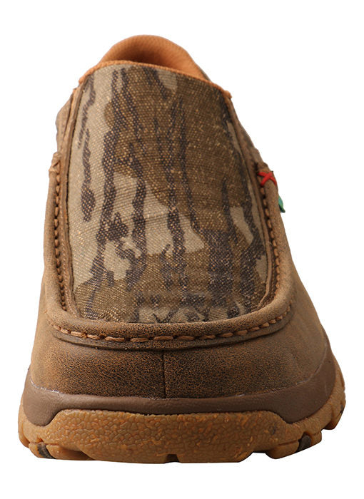 Twisted X Men's Mossy Oak Slip-on Driving Moc with CellStretch