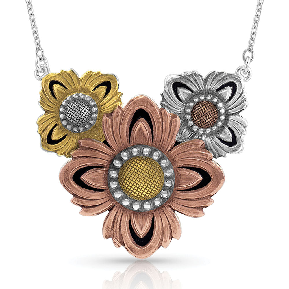Montana Silversmiths Country Sunshine Flower Necklace