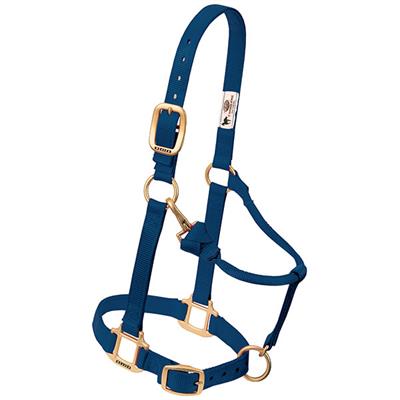 Weaver Leather Original Adjustable Chin and Throat Snap Halter, 1" Large Horse or 2-Year-Old Draft - West 20 Saddle Co.