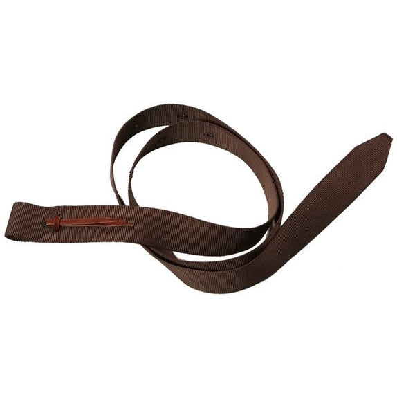 Berlin Custom Leather Nylon Saddle Tie