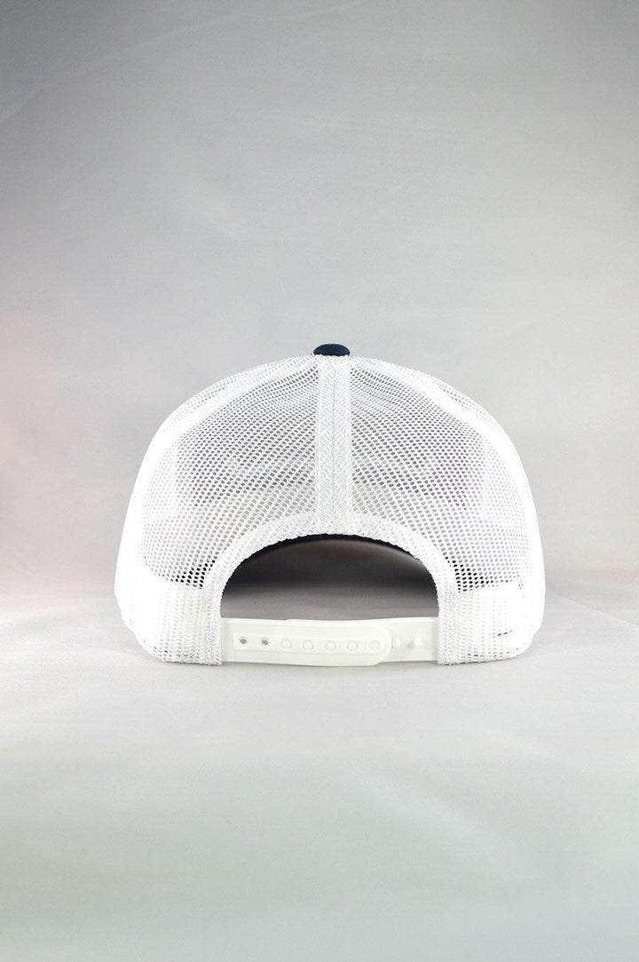 Kimes Ranch Weekly Trucker Navy/White - West 20 Saddle Co.