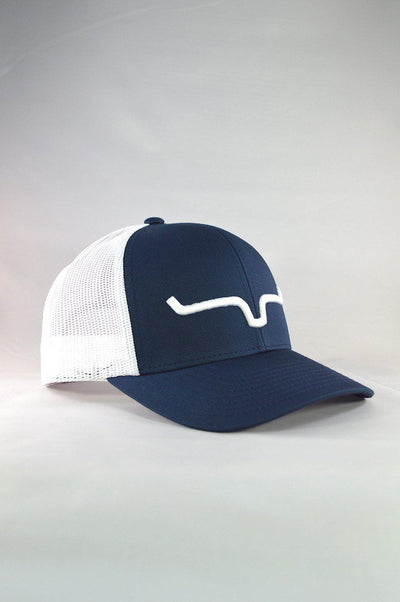 Kimes Ranch Weekly Trucker Navy/White - West 20 Saddle Co.