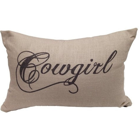 Hiend Cowgirl Linen Lumbar Pillow