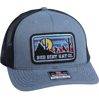 Red Dirt Heather Grey Coyote Hat