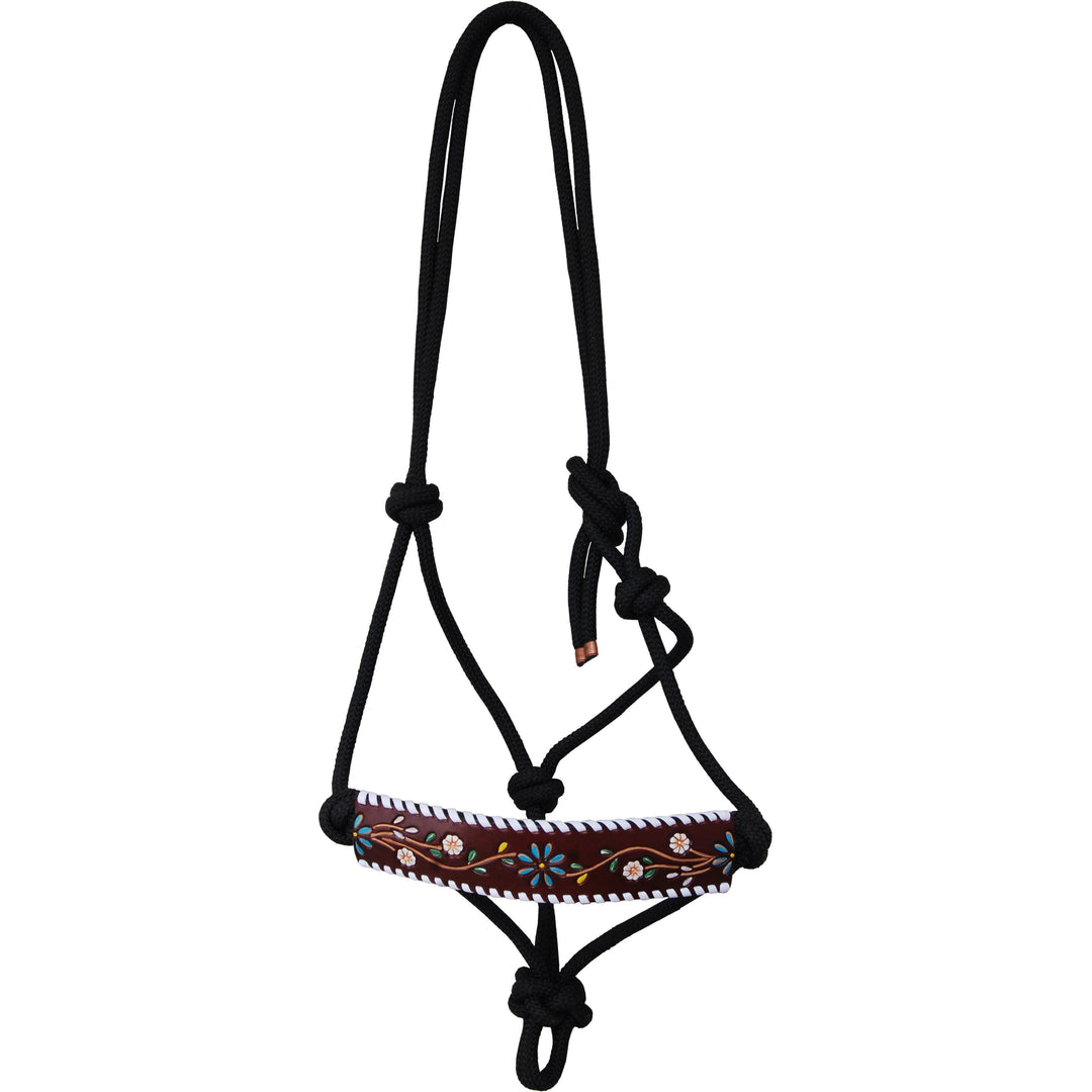 Rafter T Ranch Floral Vine Collection Rope Halter