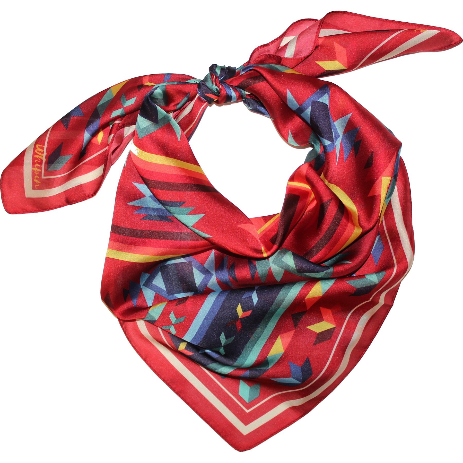 Red Pendleton Print Wild Rag – West 20 Saddle Co.