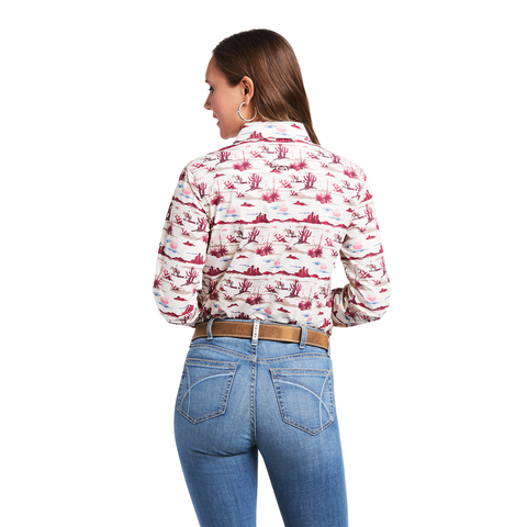 Ariat Women's Yuma Landscape Print Kirby Stretch Shirt