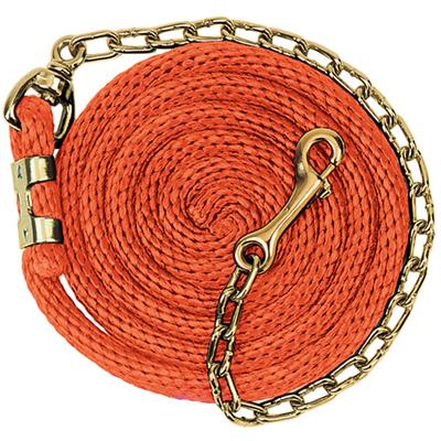 Weaver Leather Poly Lead Rope with Brass Plated Swivel Chain - West 20 Saddle Co.