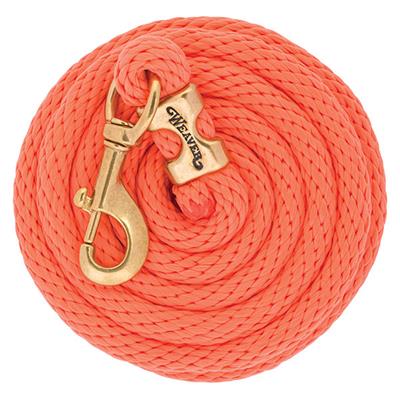 Weaver Leather Poly Lead Rope with Solid Brass 225 Snap - West 20 Saddle Co.