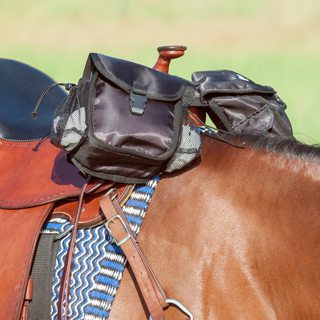 Cashel Bottle & Lunch Holder Horn Bag Black