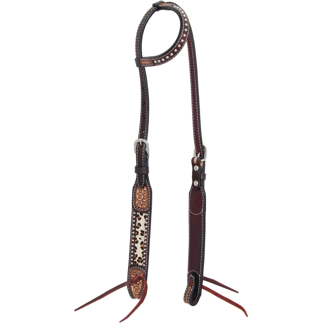 Rafter T Ranch Leopard Collection Single Ear Headstall