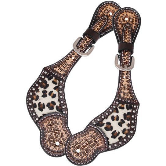 Rafter T Ranch Leopard Collection Ladies Spur Strap