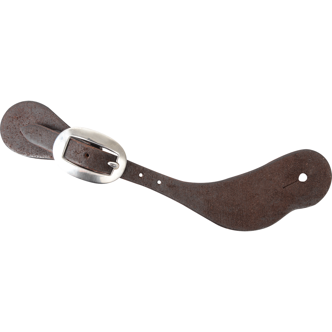 Martin Chocolate Roughout Cowboy Spur Straps