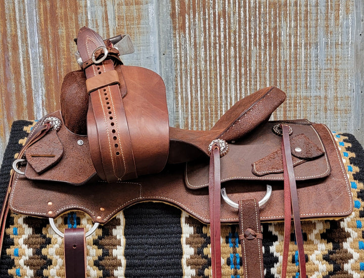 Scott Thomas Chocolate Roughout Ranch Cutter Saddle