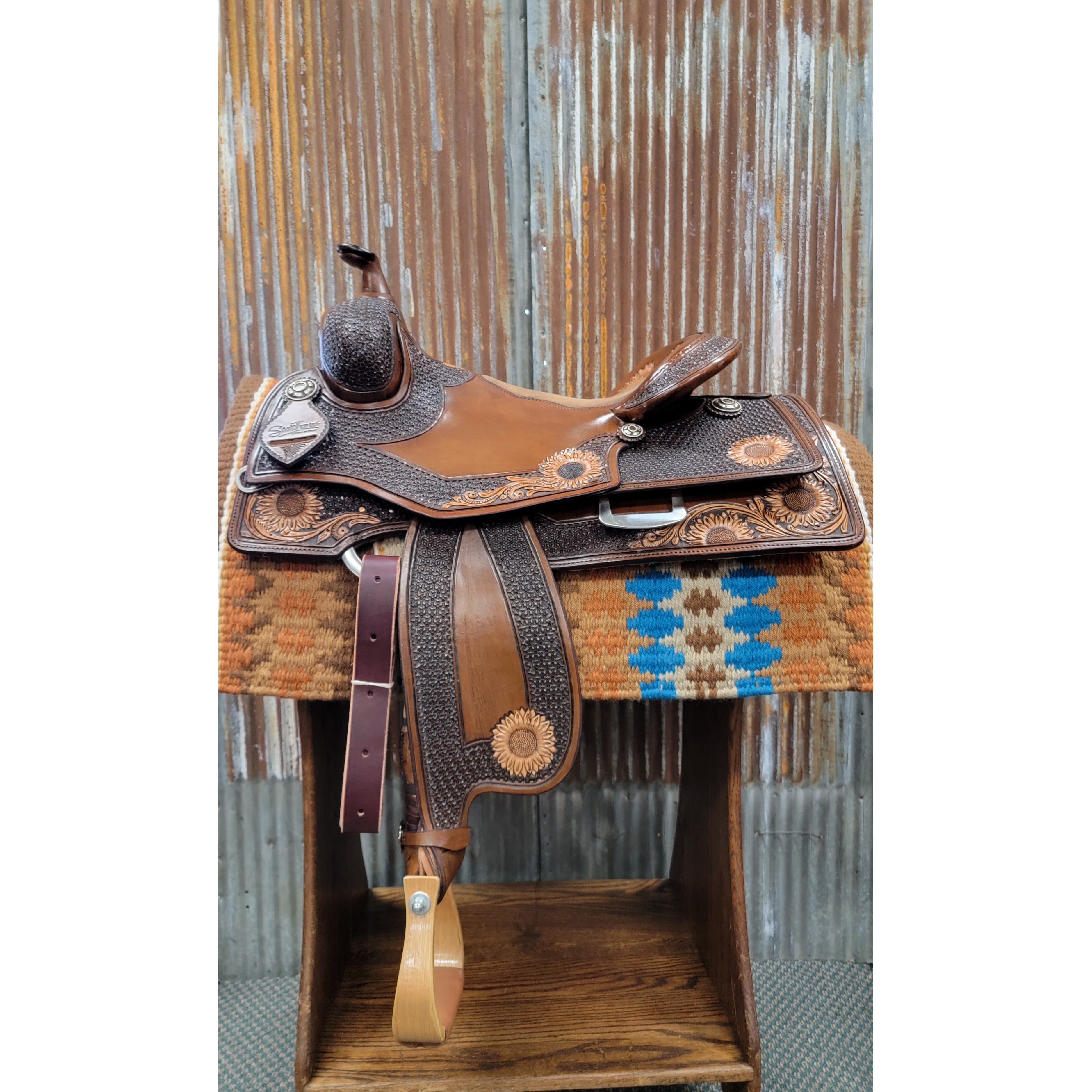 Scott Thomas Custom Sunflower Reiner – West 20 Saddle Co.