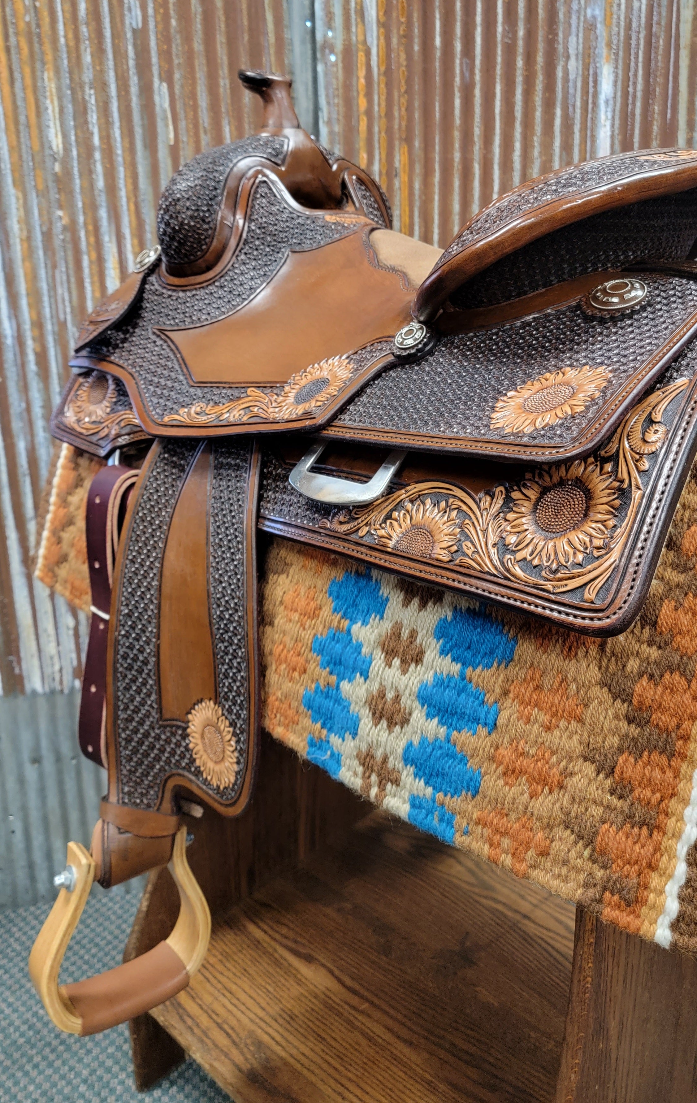 Scott Thomas Custom Sunflower Reiner – West 20 Saddle Co.