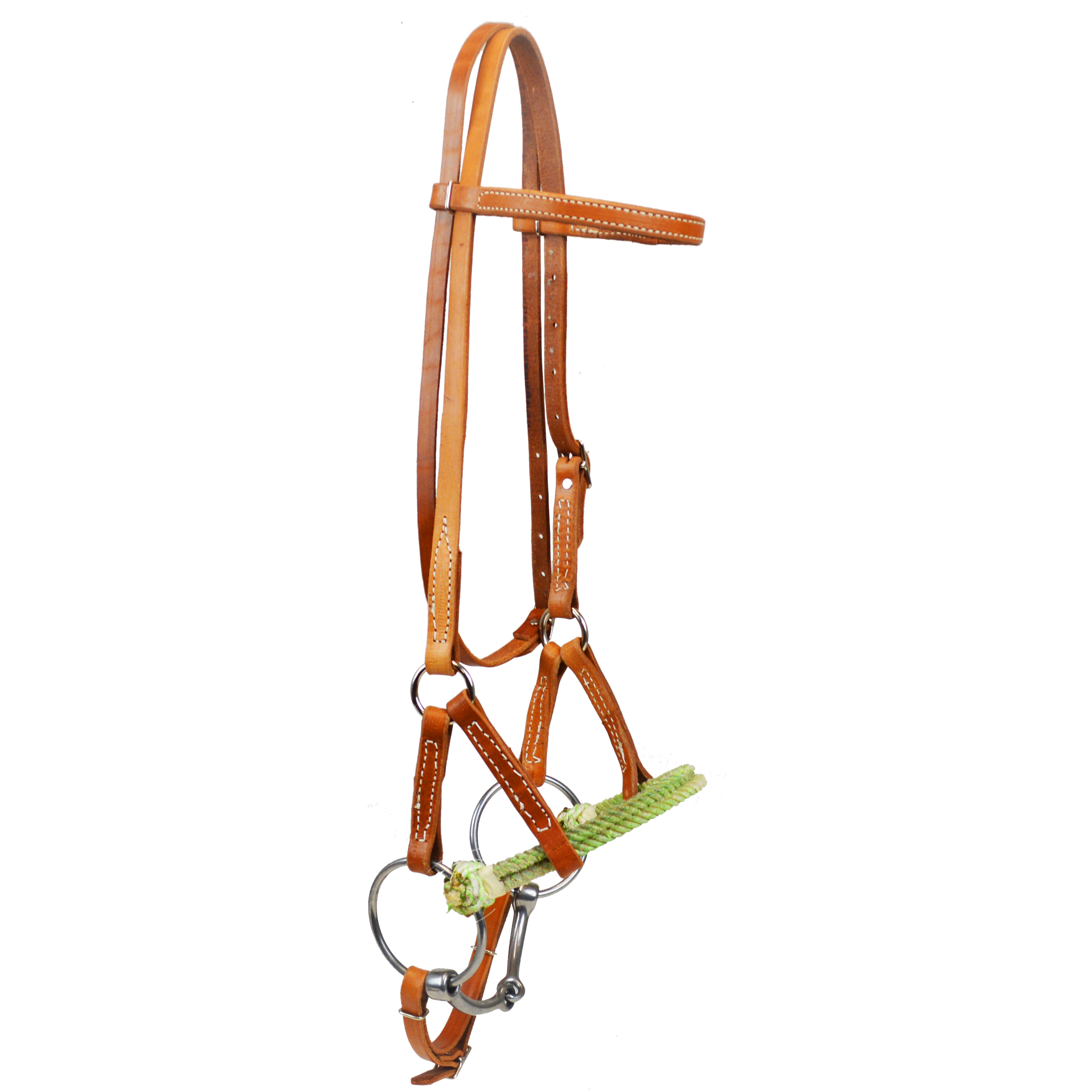 Double Rope Nose Side Pull with Bit – West 20 Saddle Co.