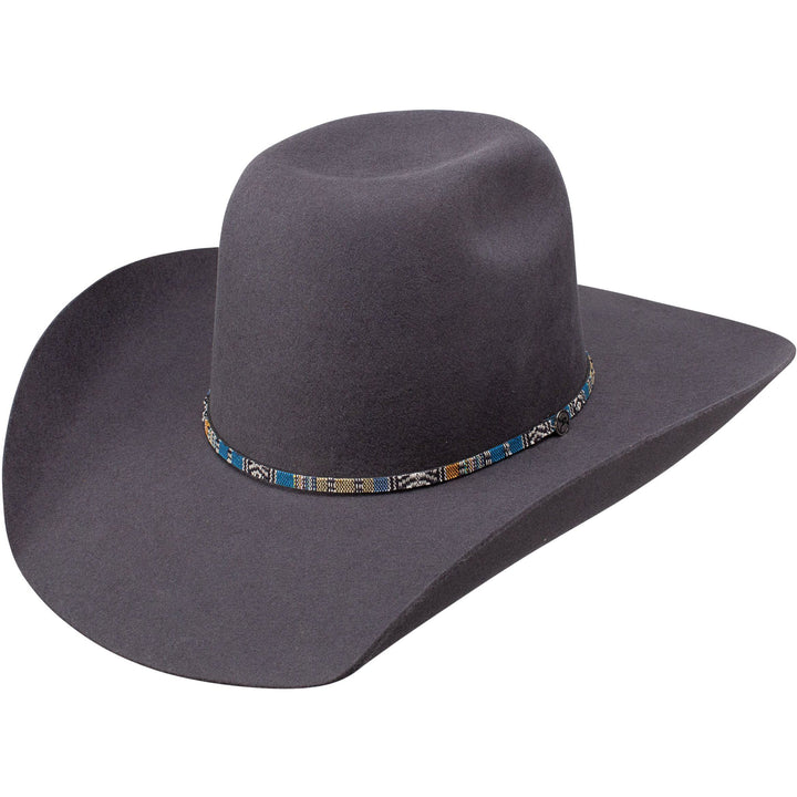 Resistol Hooey Silver Smoke Wool Hat