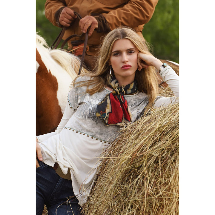 Double D Ranchwear Point Swing Flank and Drop Top - West 20 Saddle Co.